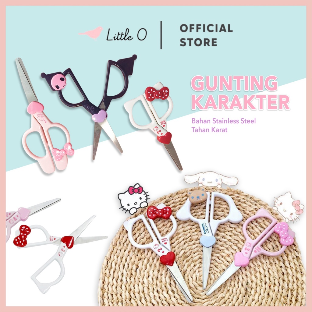

CK15 Gunting Karakter Sanrio Gunting Kertas Sanrio Love Lucu Unik Kado Gift Back To School