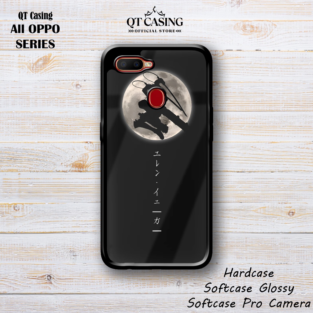 Case For Oppo A12 A7 A5S A11K F9 – Casing HP Oppo A12 A7 A5S A11K F9 Anime AOT – Softcase Pro Camera