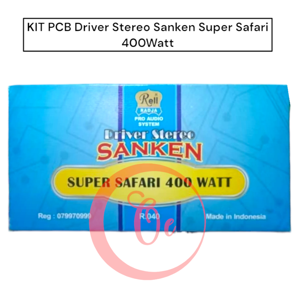 KIT PCB Driver Stereo Sanken Super Safari 400Watt