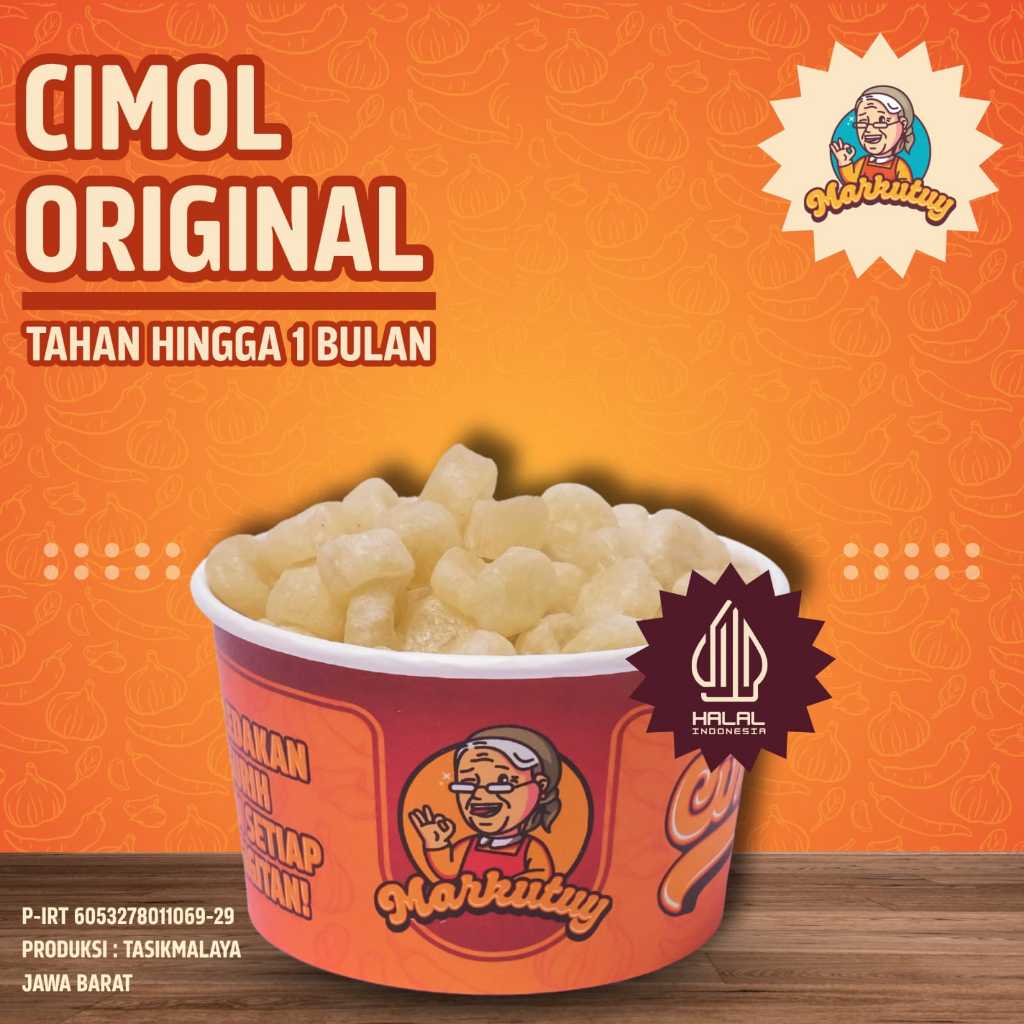 

Cimol Markutuy Rasa Gurih Original Homemade Ala Mima 250gram