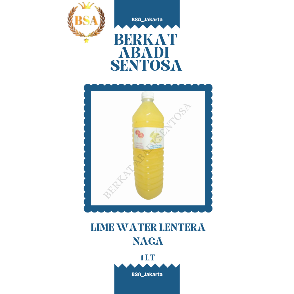 

LIME WATER LENTERA NAGA (1 LITER)