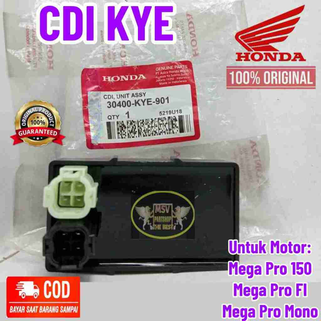 CDI HONDA KYE GARANSI MEGAPRO MONO,MEGA PRO NEW,VERZA,CB 150 OLD,CBR 150 OLD 100% ASLI ORIGINAL