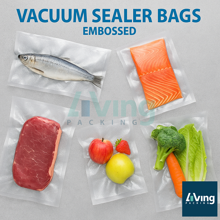 

Plastik Vakum Emboss Clear 90 Micron – Vacuum Sealer Food Grade untuk Daging & Makanan Beku
