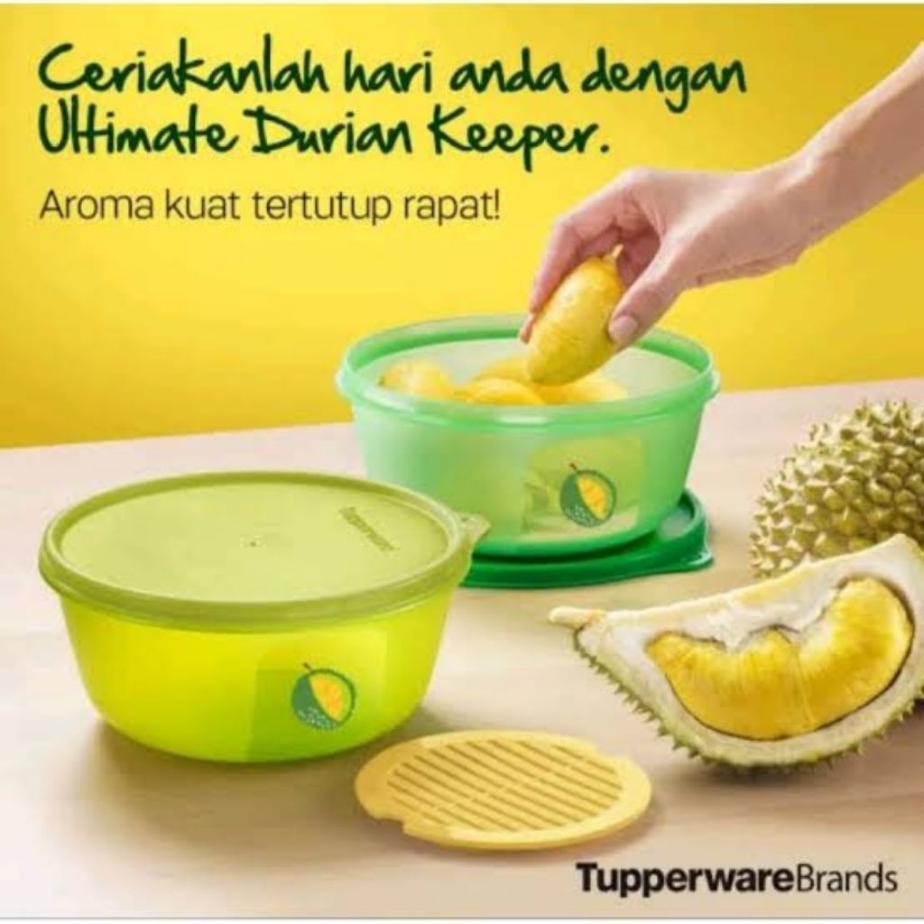 Fruity Keeper 1.5L Tempat Penyimpanan Buah dan Makanan Tupperware ORI