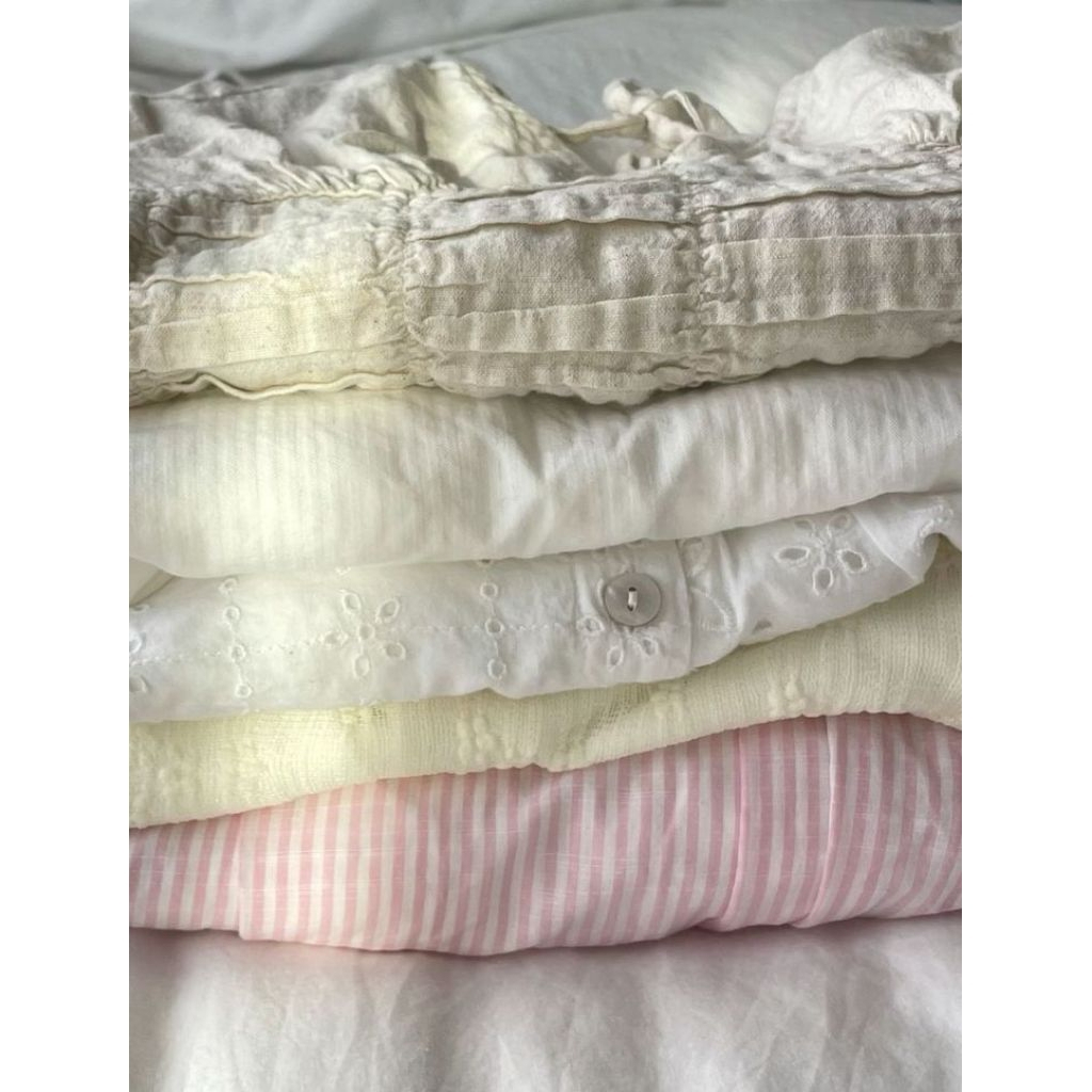 Blouse Kemeja Terawang Oversize