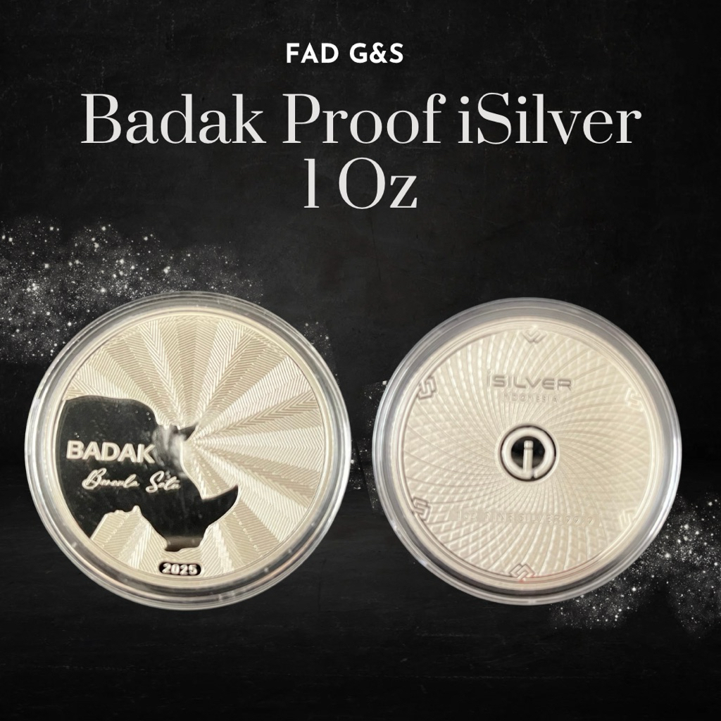 finesilver badak proof 1 oz isilver