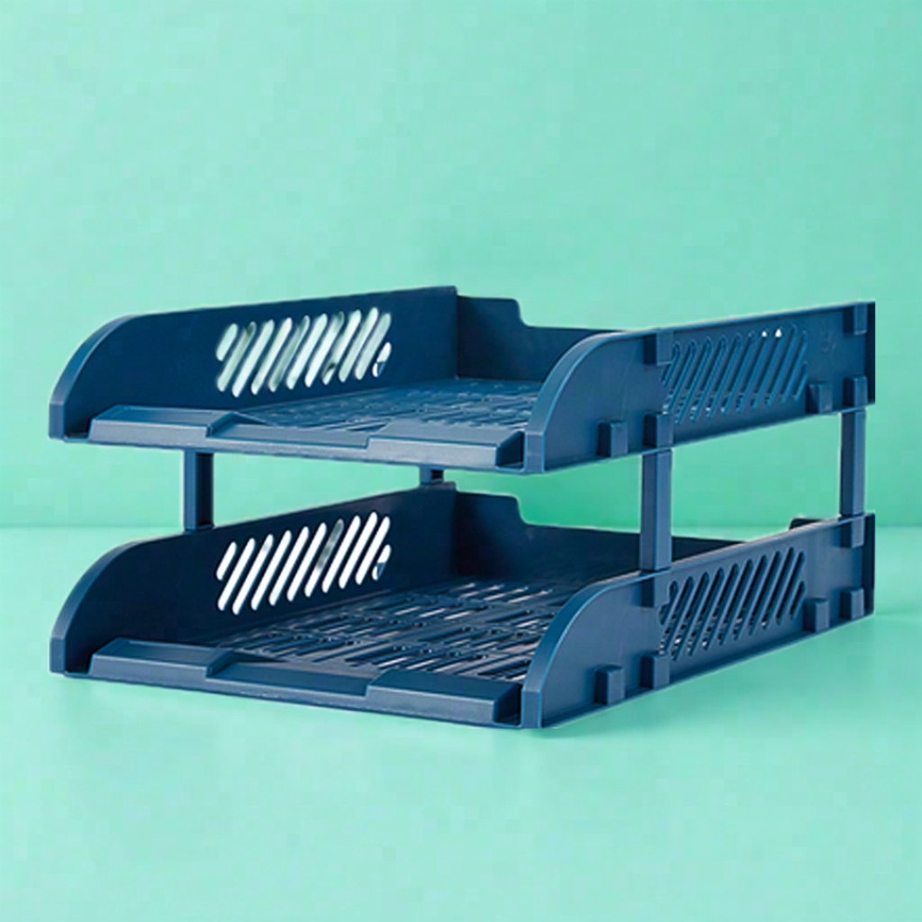 

[Pelangi Stationery] BANTEX Rak File 2 Susun Bahan Plastik