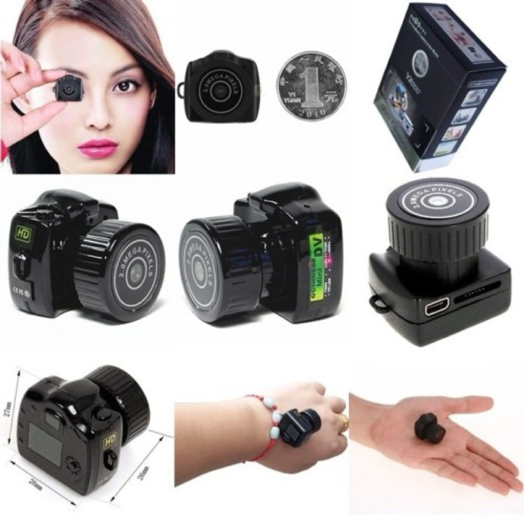 cctv kecil model camera Mini Camera HD Video Audio Recorder Webcam Y2000 Camcorder Small