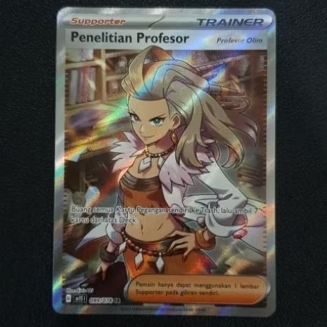 Pokemon TCG Indonesia sv1s Trainer Supporter Penelitian Profesor Olim 099/078 SR