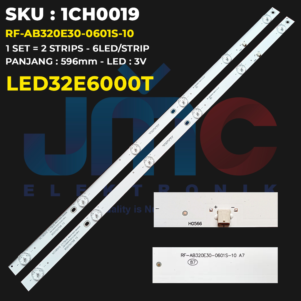 Backlight TV Changhong 32 Inch LED32E6000T 32E6000T RF-AB320E30-0601S-10