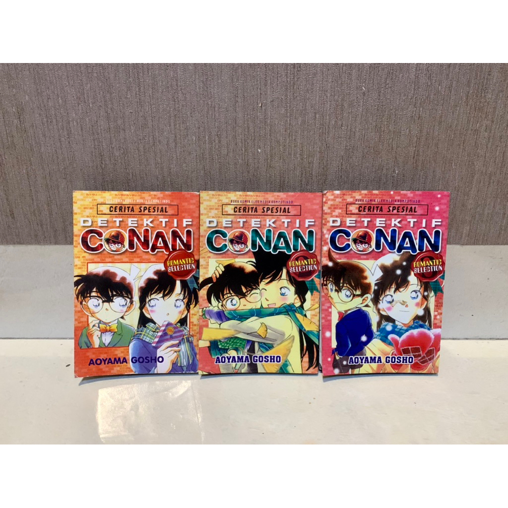 SET A - Komik Detektif Conan Romantic Selection Set 1,2,3