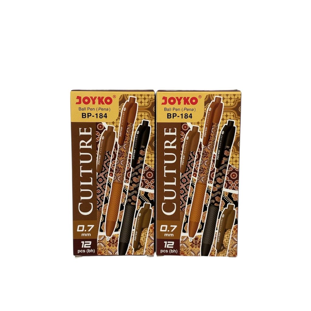 

Pulpen Joyko BP-184 Culture Ballpen 0.7mm – Motif Batik 1 Pcs ( Ecer )