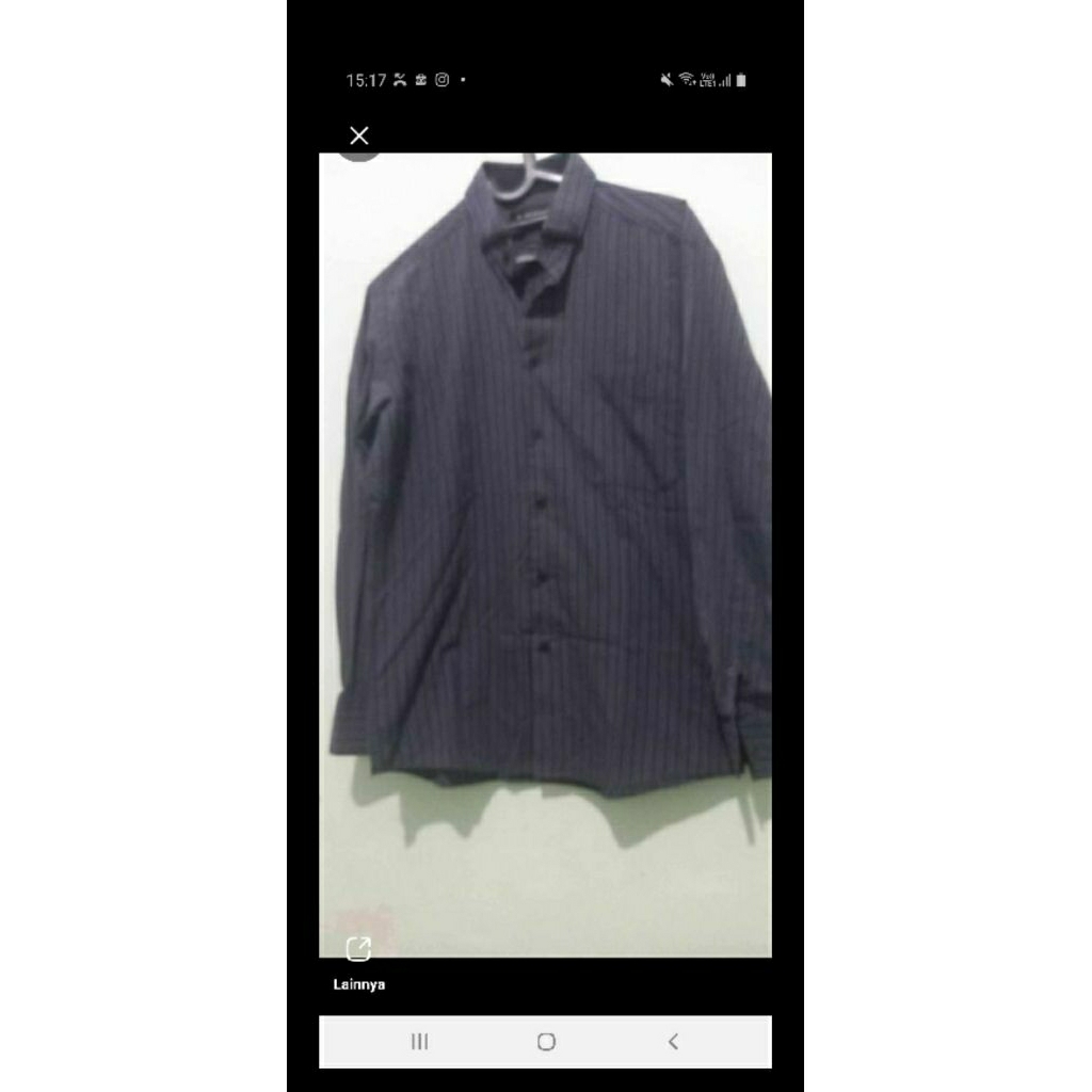 preloved kemeja alisan lengan panjang