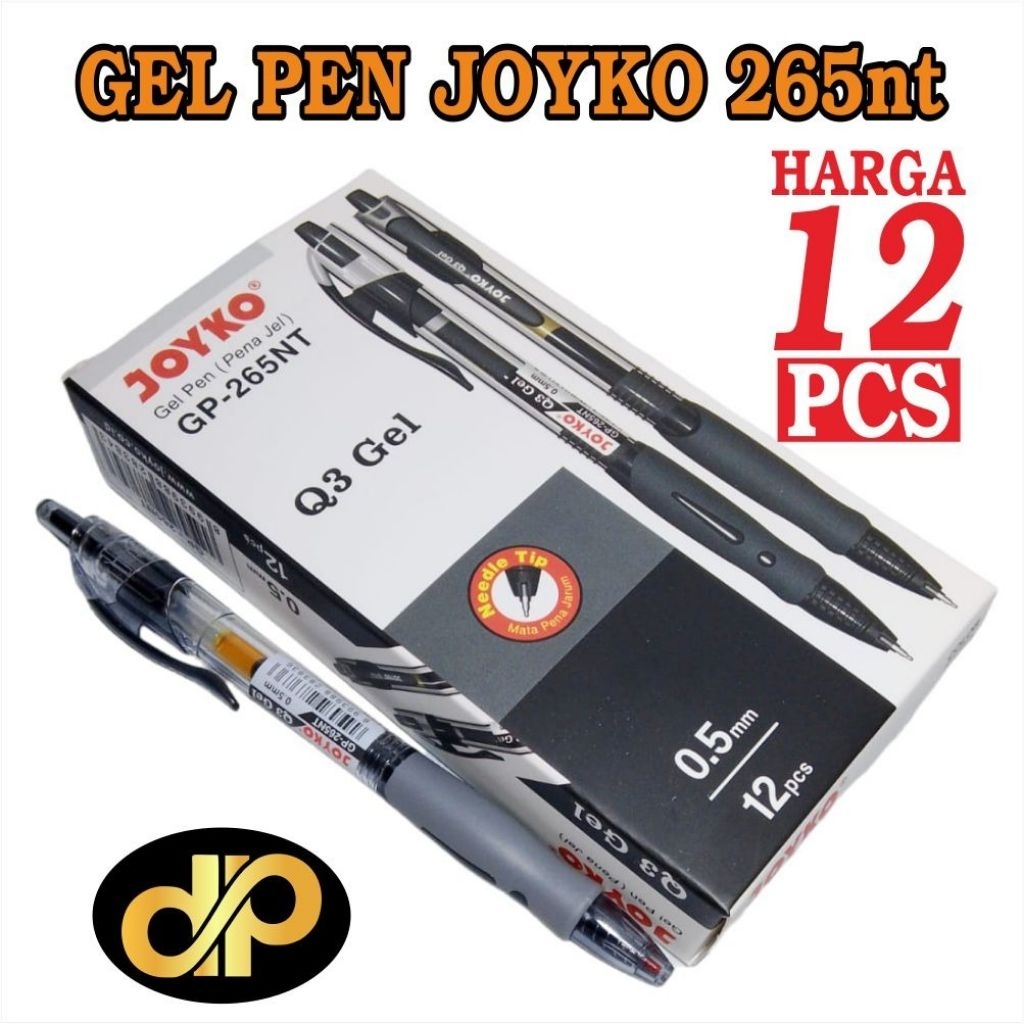 

HARGA SPESIAL OIL GEL PEN, PENA GEL BOLPOIN PULPEN JOYKO Gel Pen 0.5mm GP 265NT