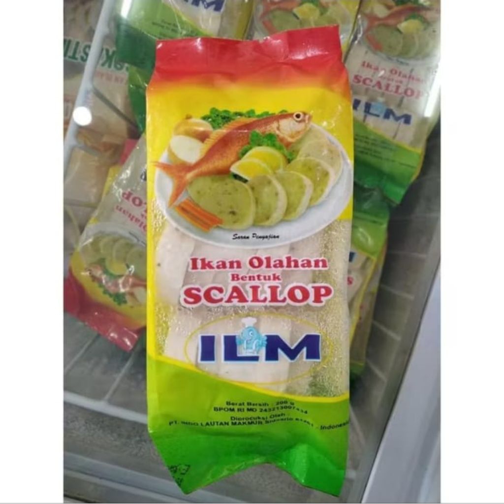 

Scallop ILM 200 gr premium frozen food
