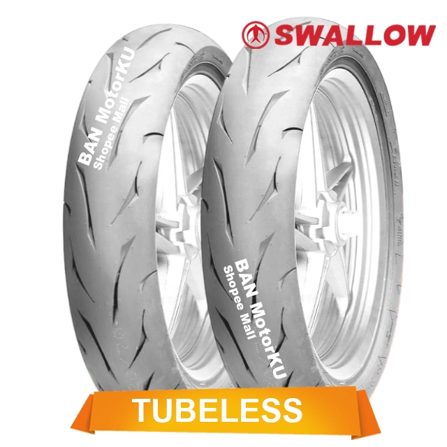 Paket Swallow Slash Sb 151 ( Sb151 ) 90/80-17 & 100/80-17 Ban Motor Tubeless Vixion Old/ Cb 150R Old