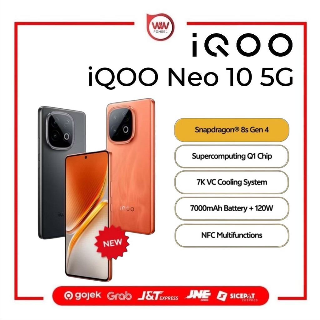Hp Iqoo Neo 10 5G Ram 16GB Internal 512GB Garansi Resmi