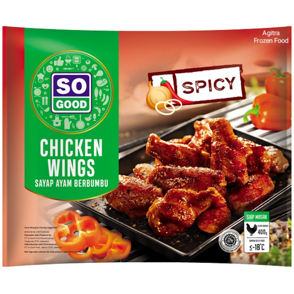 

So Good Spicy Chicken Wings 400gr Exp Jan26