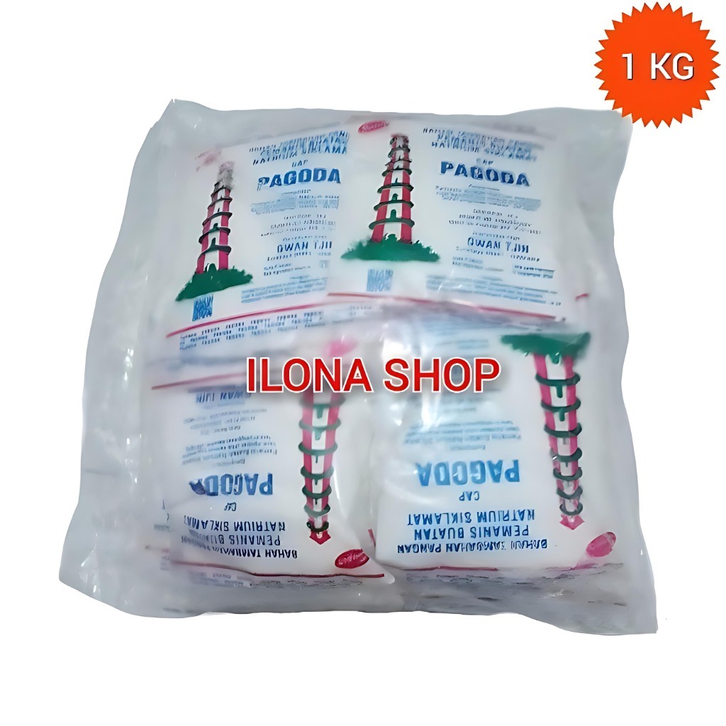 

PEMANIS BUATAN|BIANG GULA|SARI MANIS 1KG CAP PAGODA UNTUK MAKANAN DAN MINUMAN KUALITAS BAGUS