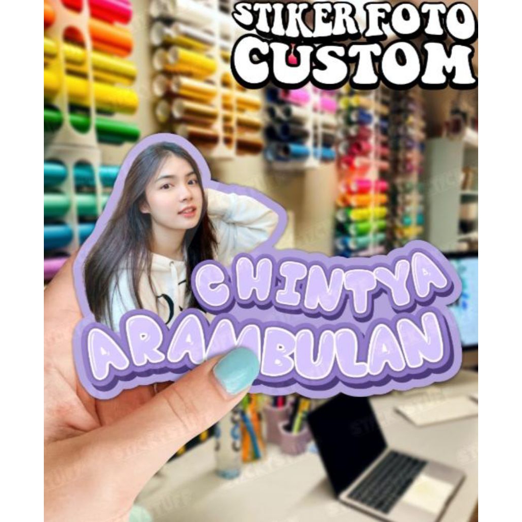 

STIKER COSTUM FOTO & TULISAN//STIKER COSTUM//STIKER WAJAH//COSTUM STIKER SESUKA KALIAN//BEBAS REQUEST FOTO&TULISAN//STIKER BUCIN