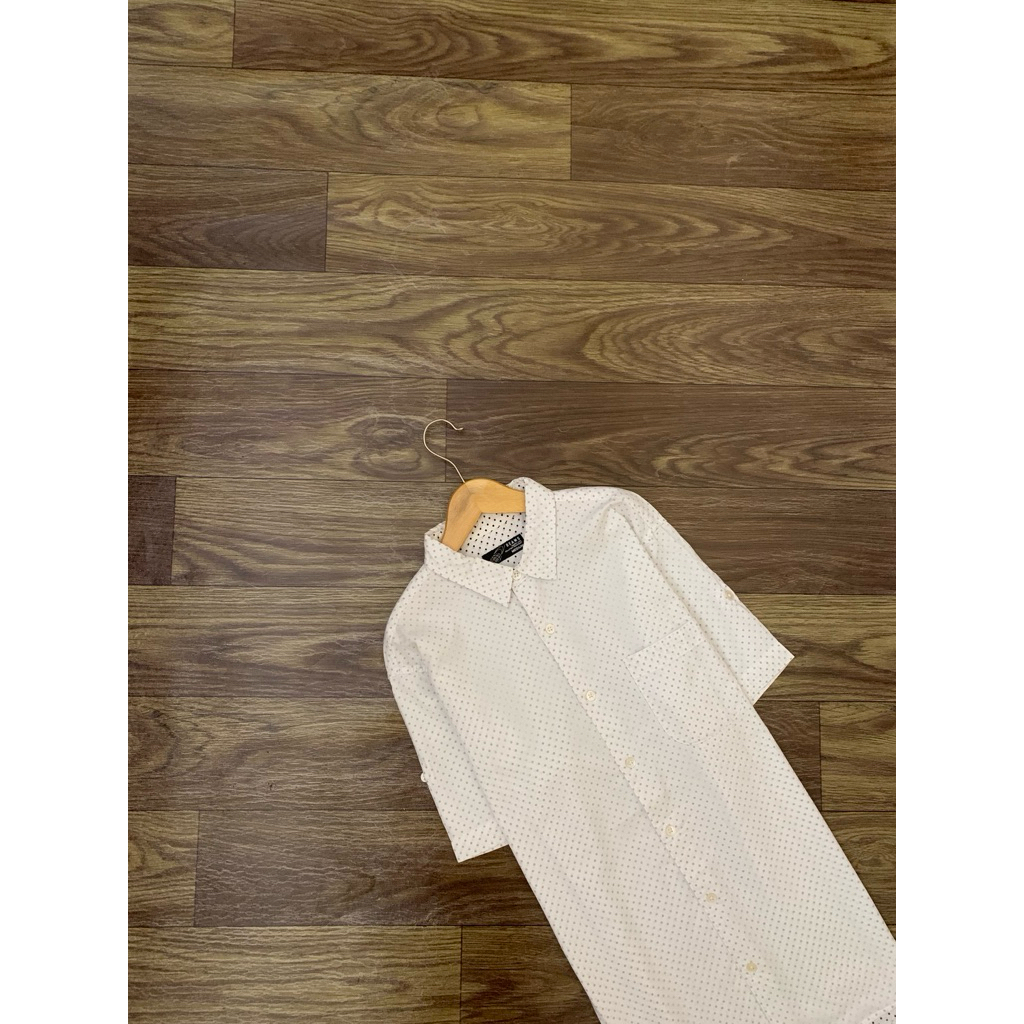 Kemeja BEAMS Branded Polkadot Short Sleeve