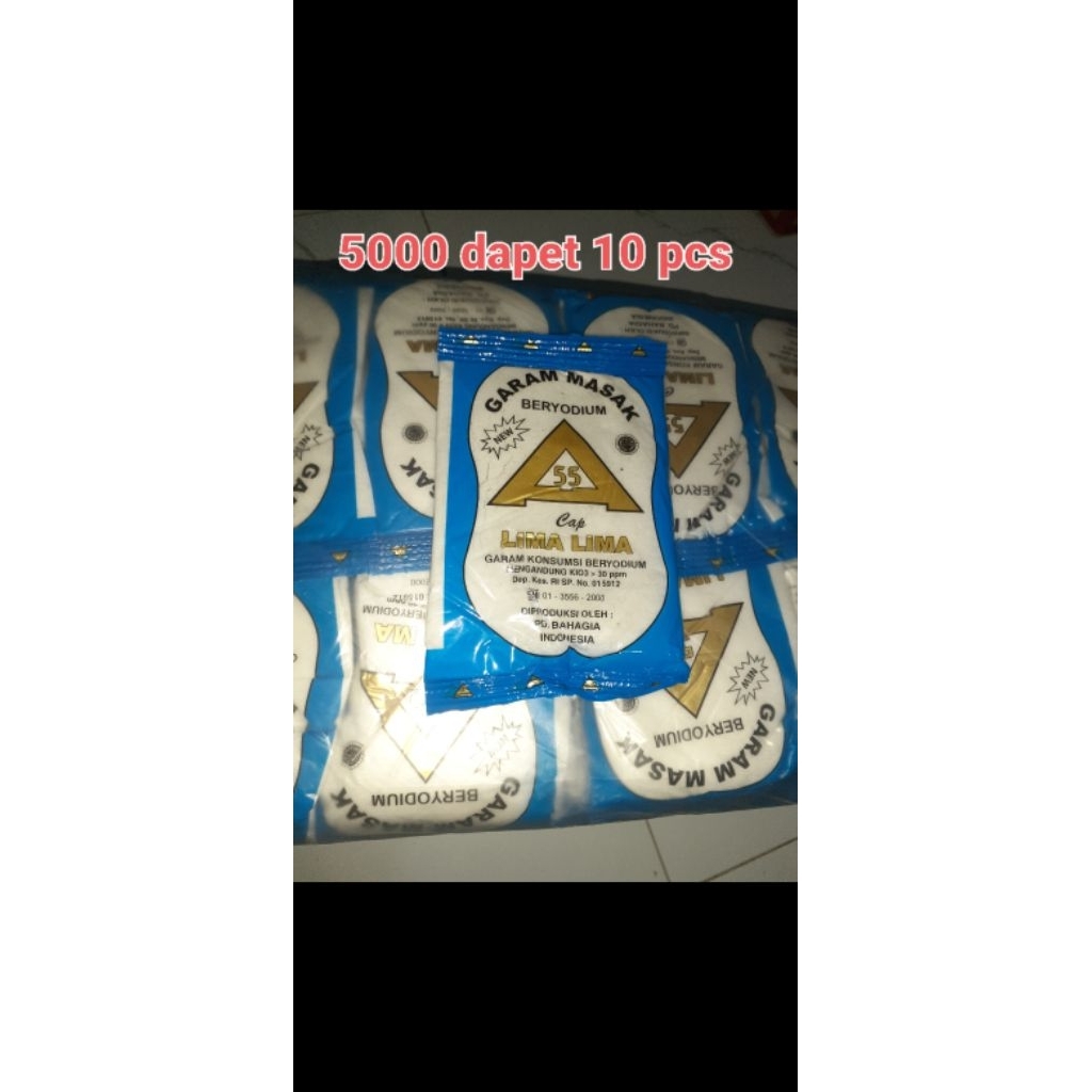 

Paket hemat 10 pcs garam masak