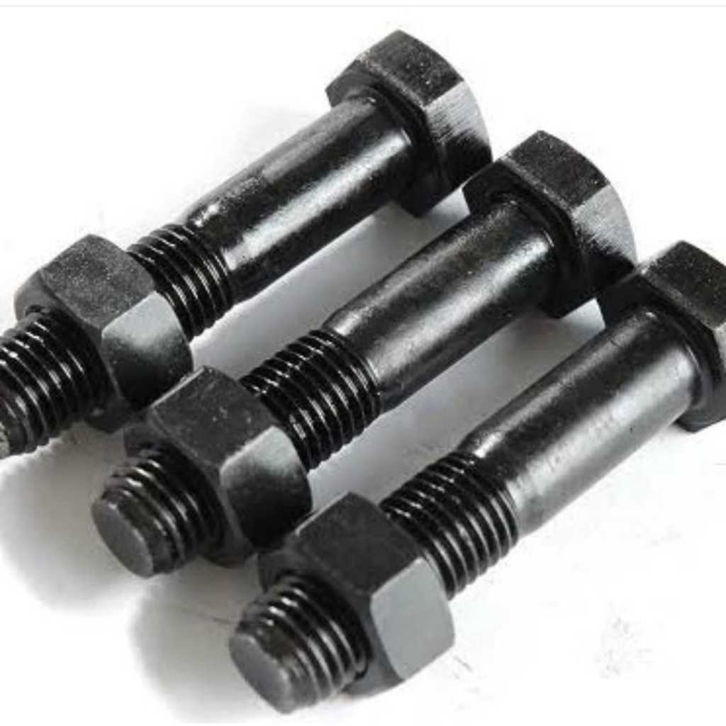 M20 x 1.50 x 100 Baut Mur Baja 8.8 DRAT HALUS Hitam HTB