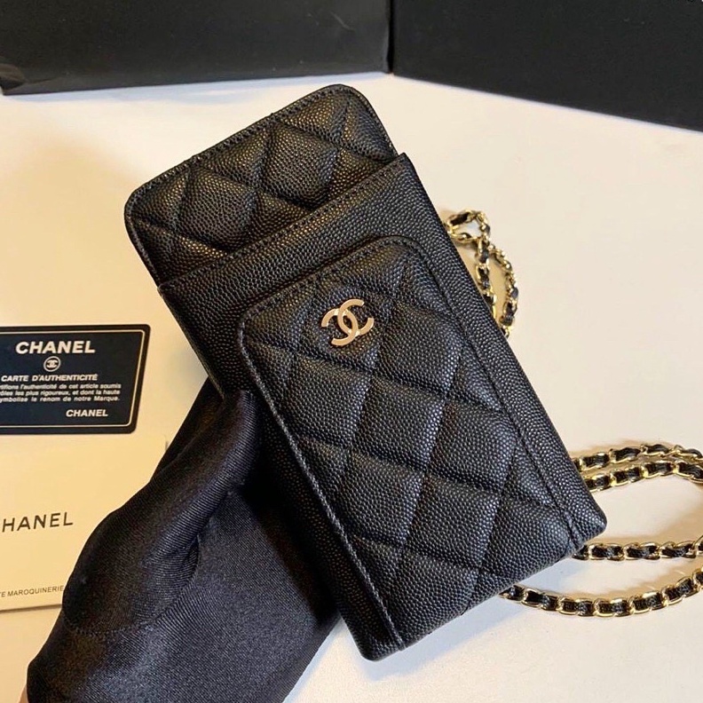 KODE N32H Tas Kartu Sling Case Pouch Hp Nagita Slavina CHANNELL ALL PHONE TYPESLEATHER