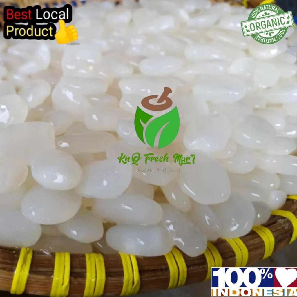 

Kolang kaling 2kg asli segar 100% asli tanpa campuran bahan pengawet caruluk fresh cangkaleng