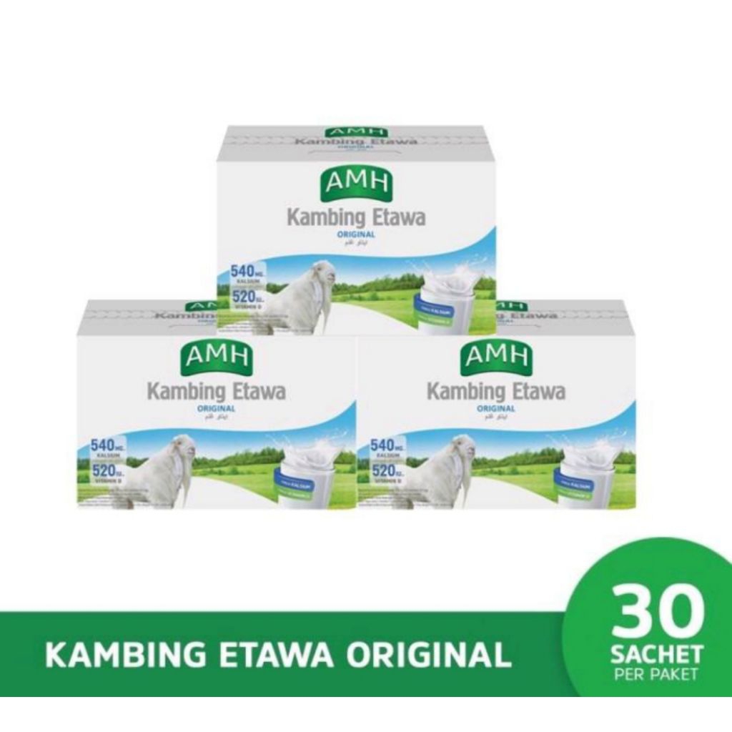 

Paket 3 Box AMH - Susu kambing etawa bubuk Rasa Original dan Jahe