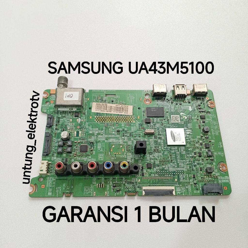 MB SAMSUNG UA43M5100 MAINBOARD-MOTHERBOARD-MOBO-MODUL MESIN TV LED SAMSUNG UA43M5100