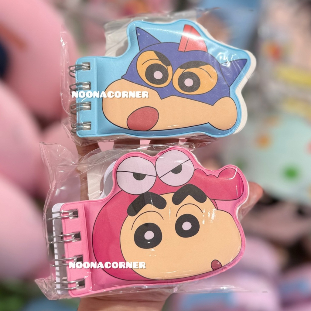 

Miniso x Shinchan ‼️ Mini Notebook / Stress Relief Foam Book Crayon Shinchan Collections (80 sheets) Waniyamasan / Action Kamen
