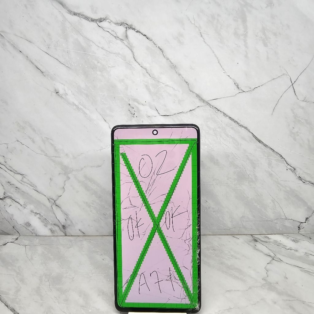 LCD Samsung A71 Original Copotan Minus