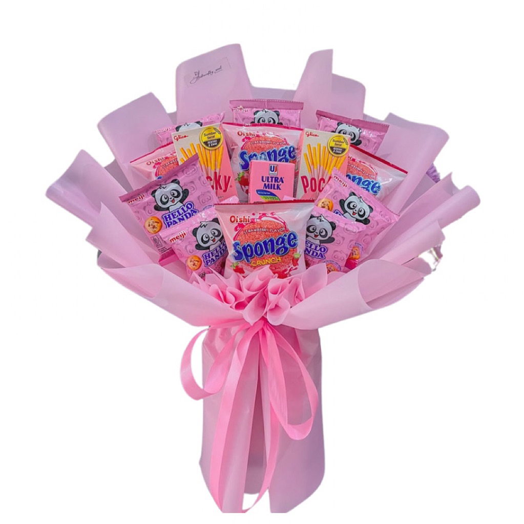 

Ready Buket Snack Boquet jajan hampers wisuda ulang tahun aniversary