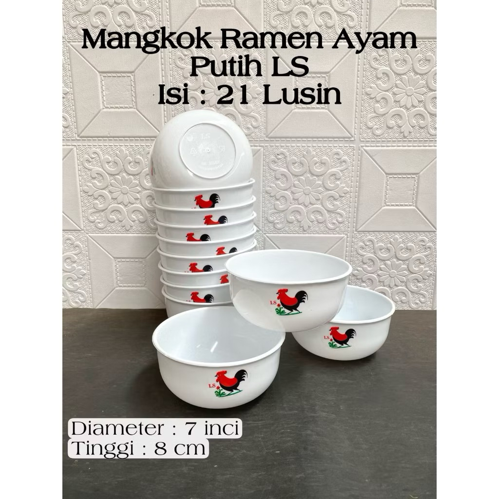 mangkok cap ayam jago / 1 lusin isi 12pcs