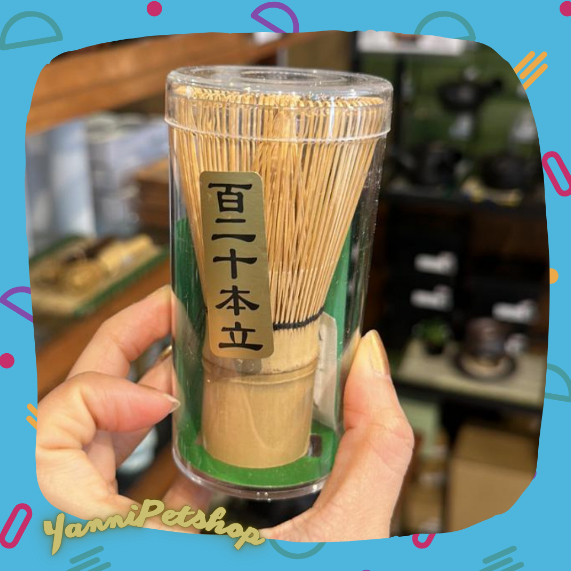[ASLI JEPANG]CHASEN BAMBOO 120 PRONGS/CHASEN WHISK JAPAN/MATCHA