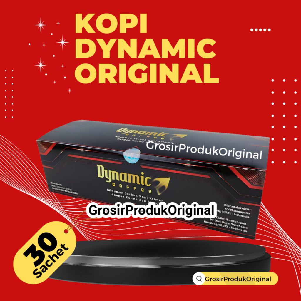 

[100% ASLI] Kopi Dynamic isi 30 sachet