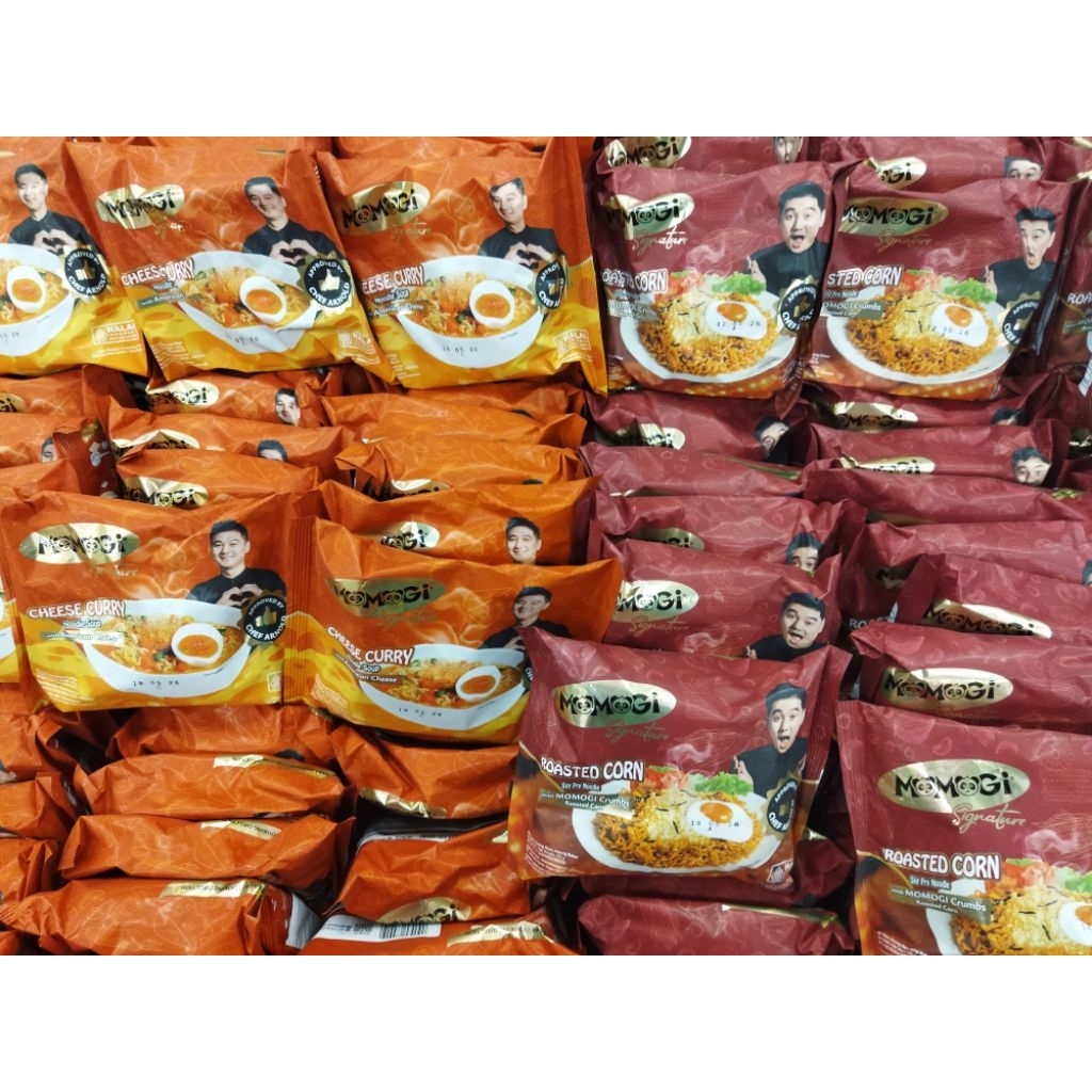 

MOMOGI SIGNATURE NOODLE / MOMOGI MIE INSTANT / MOMOGI NOODLES / MOMOGI MIE GORENG ROASTED CORN / MOMOGI MIE KUAH CHEESE