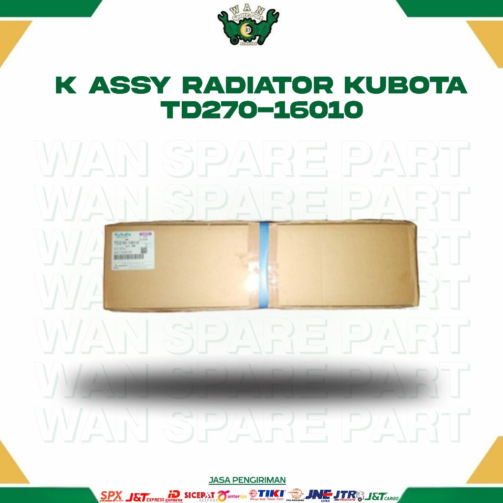 K ASSY RADIATOR KUBOTA TD270-16010 for COMBINE HANVESTRE WAN SPAREPART