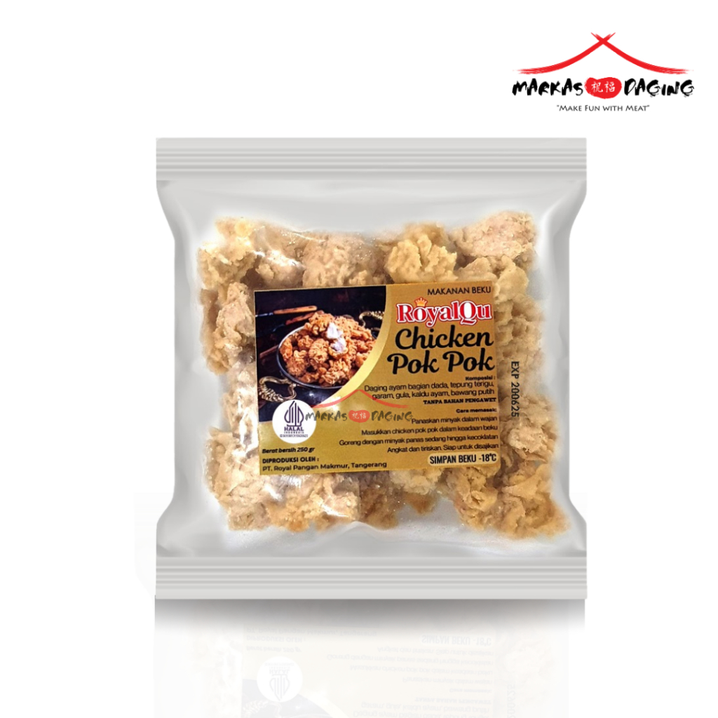 

RoyalQu Chicken PokPok 250gr - Markasdaging