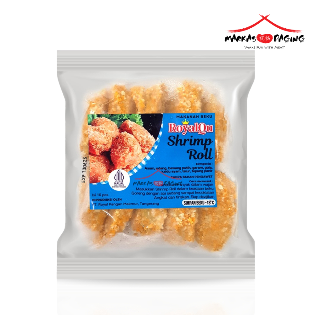 

RoyalQu Shrimp Roll isi 10pcs 250gr - Markasdaging