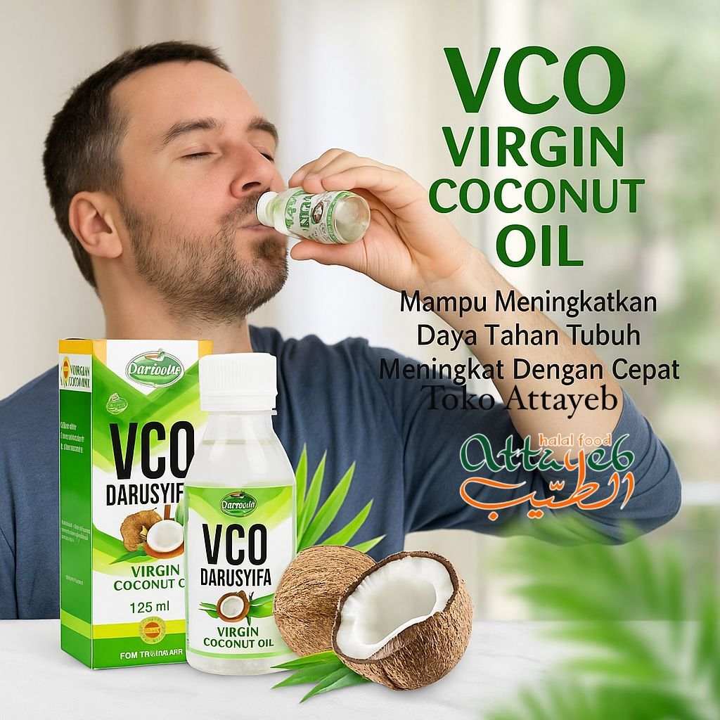

VCO Virgin Coconut Oil 125ml Darusyifa Multivitamin Untuk Meningkatkan Daya Tahan Tubuh Dengan Cepat Sehat (BPOM)