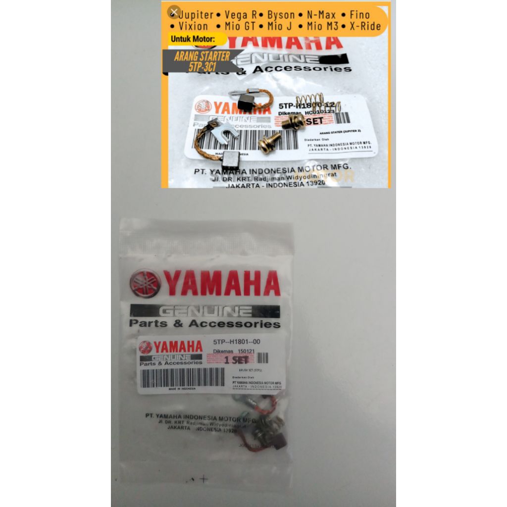 Arang/karbon dinamo stater yamaha 5TP