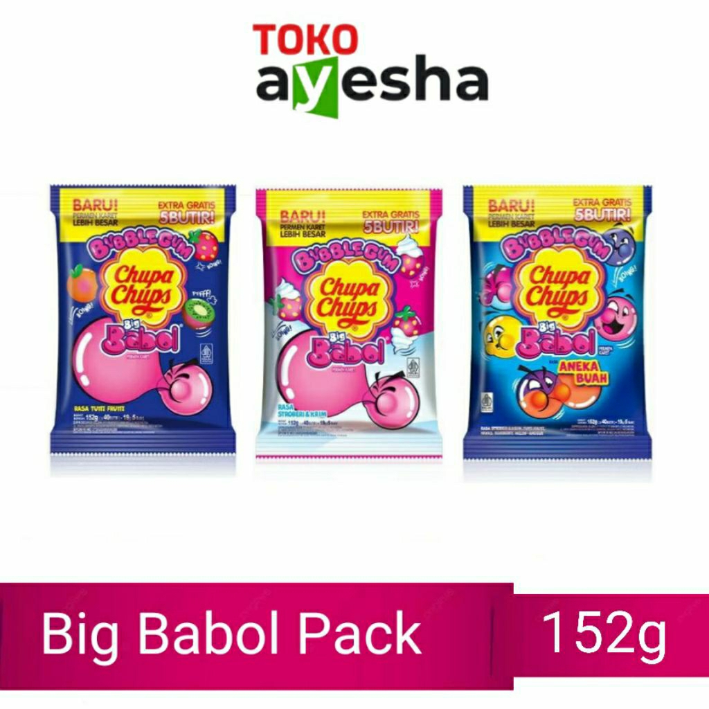 

Chupa Chups Big Babol Pack 152 gr
