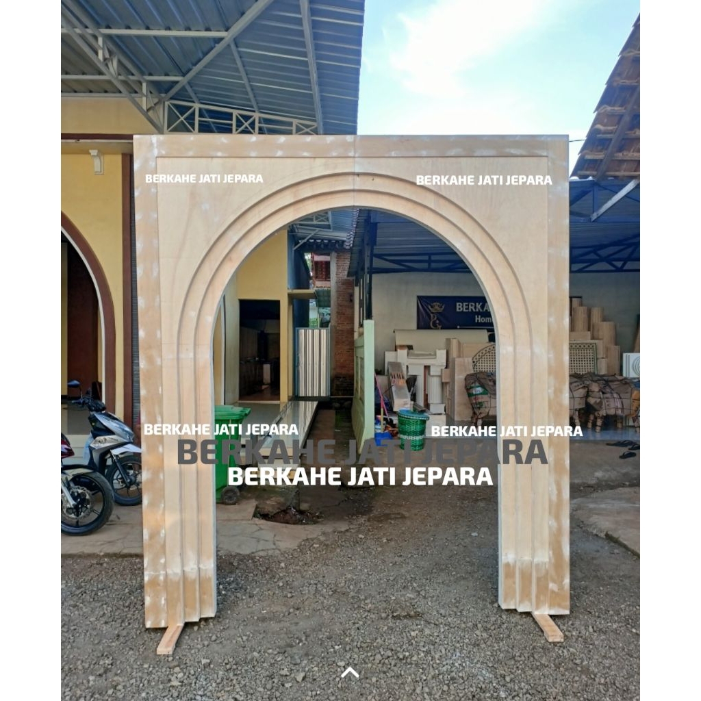 GAPURA PELAMINAN MINIMALIS/BACKDROP PELAMINAN GAPURA/LORONG PINTU MASUK PALAMINAN