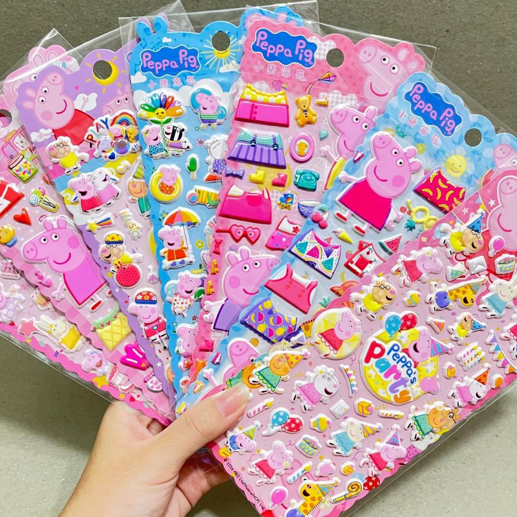

Stiker Peppa Pig / Stiker Babi / Stiker Timbul