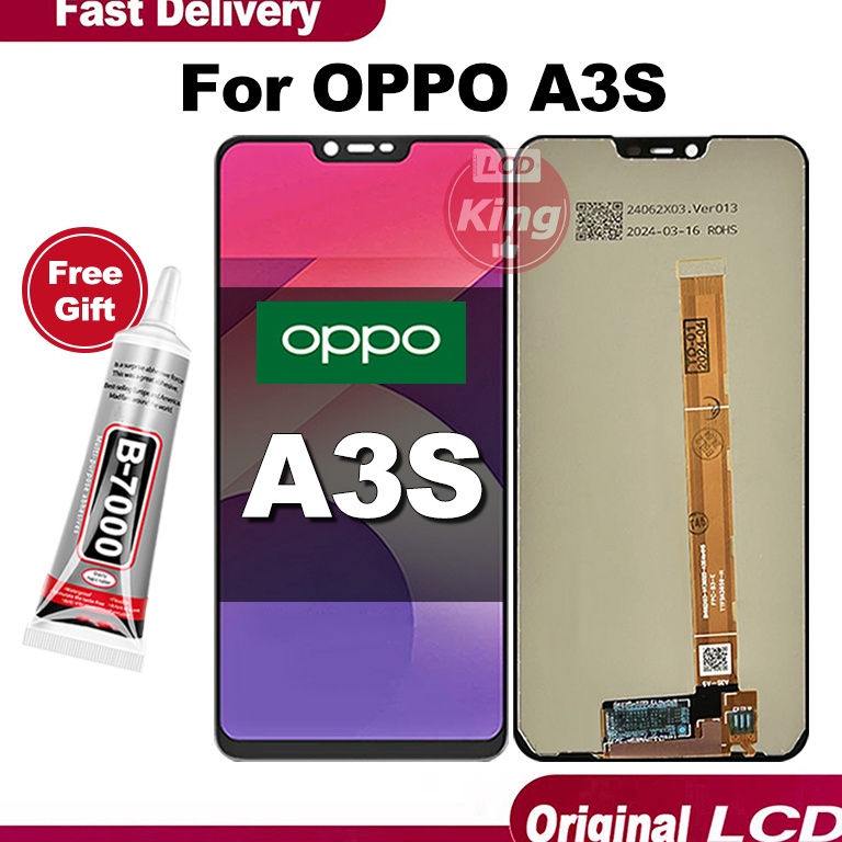 KODE D88Z LCD OPPO A3S Original asli ori COD Touchscreen Fullset Murah Ori For Glass Touch Screen Di