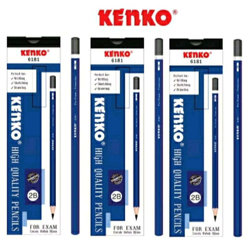 

PENSIL 2B 6181 KENKO / PENCIL KENKO ( 1 Pack /isi 12 Pcs )