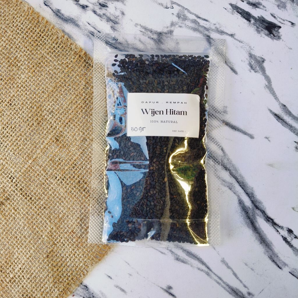 

REMPAH Wijen Hitam Black Sesame Seeds