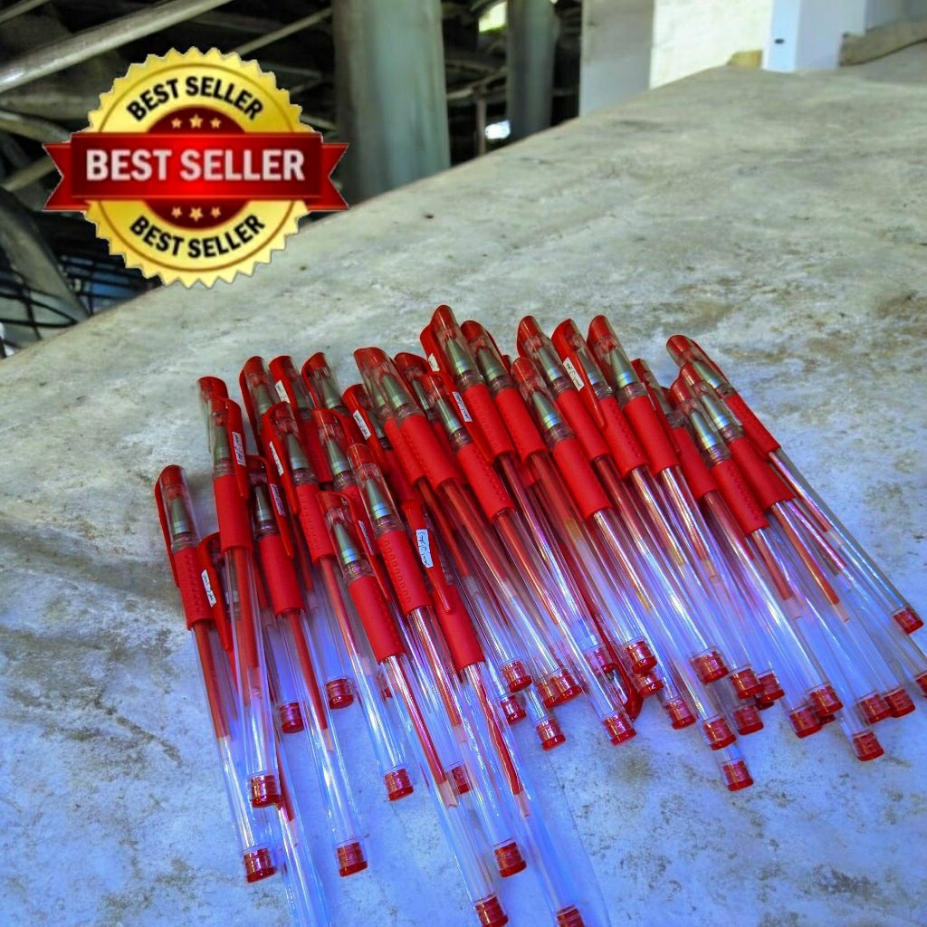 

Balpen pulpen jafaron merah & gold